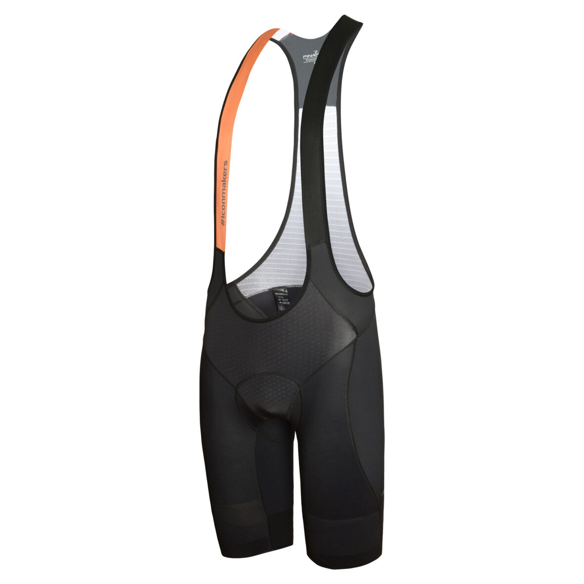 Pinarello – Dual Gripper Bibshort #Iconmakers (black/orange)